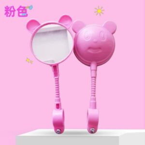 Pink bicycle mirrors
