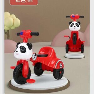 Red children's tricycle
