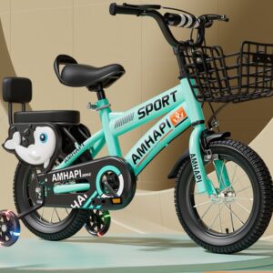 Light blue kid bike